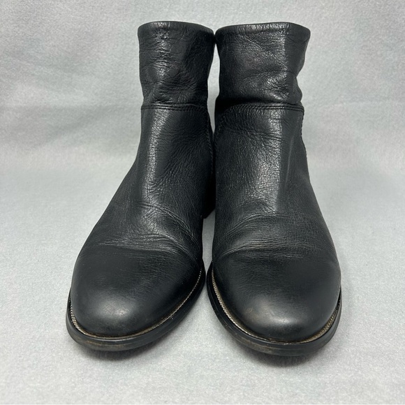 Franco Sarto Women's Size 9 Brady Leather Ankle Bootie Boot Side Zip Black. - Picture 7 of 13